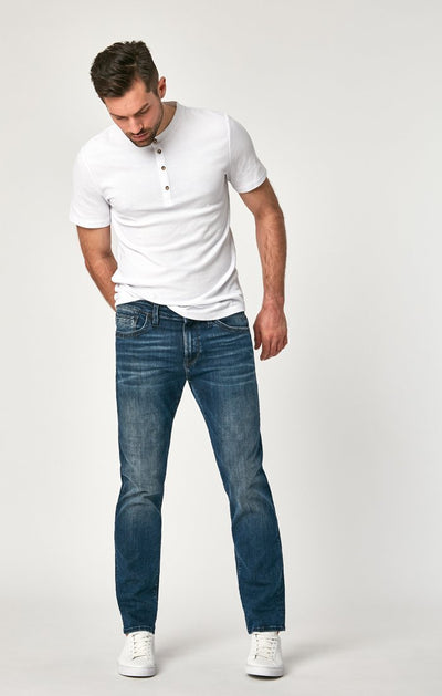 Marcus Regular Rise Slim Straight Jeans