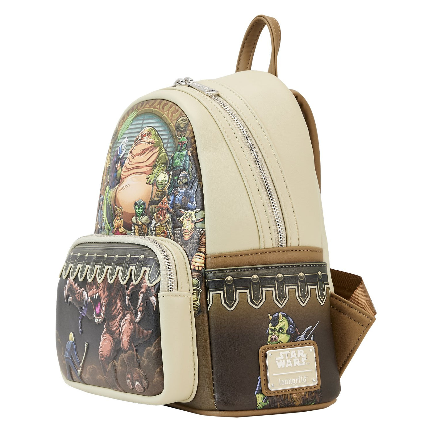 Loungefly Star Wars Return of the Jedi 40th Anniversary Jabba's Palace Mini Backpack - Side View