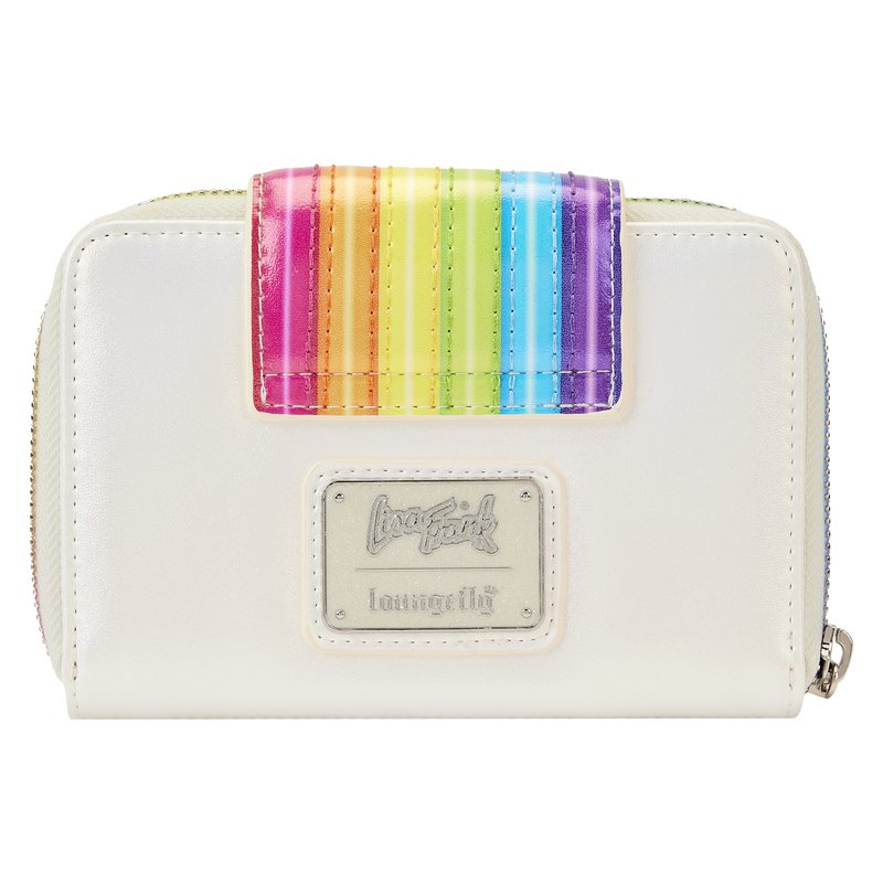 Loungefly Lisa Frank Rainbow Logo Zip-Around Wallet - Back