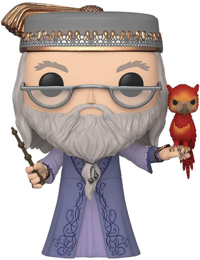 Harry Potter Dumbledore with Fawkes 10" Super Sized POP! Vinyl Figure