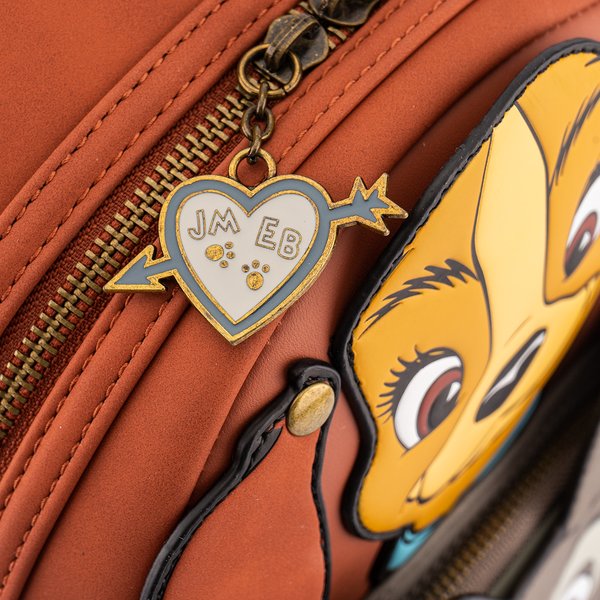 Loungefly Disney Lady & The Tramp Cosplay Mini Backpack - Zipper Charm