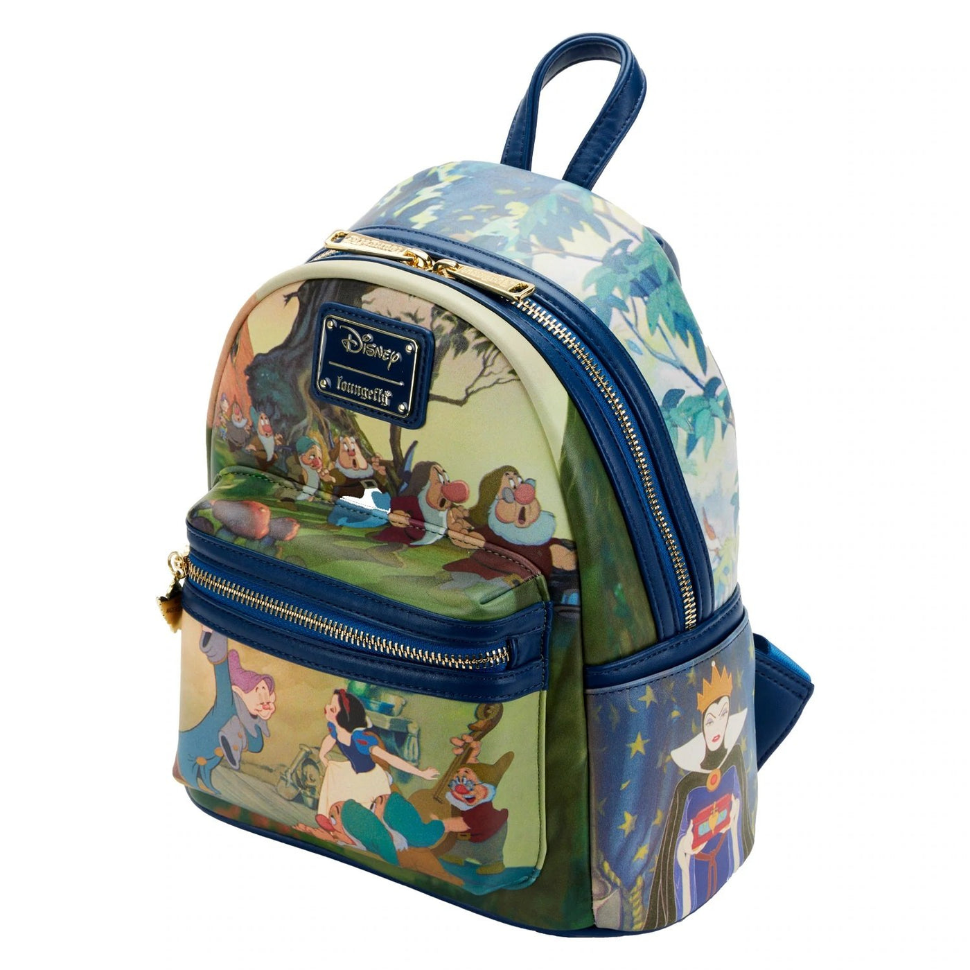 Loungefly Disney Snow White Scenes Mini Backpack  - Top View