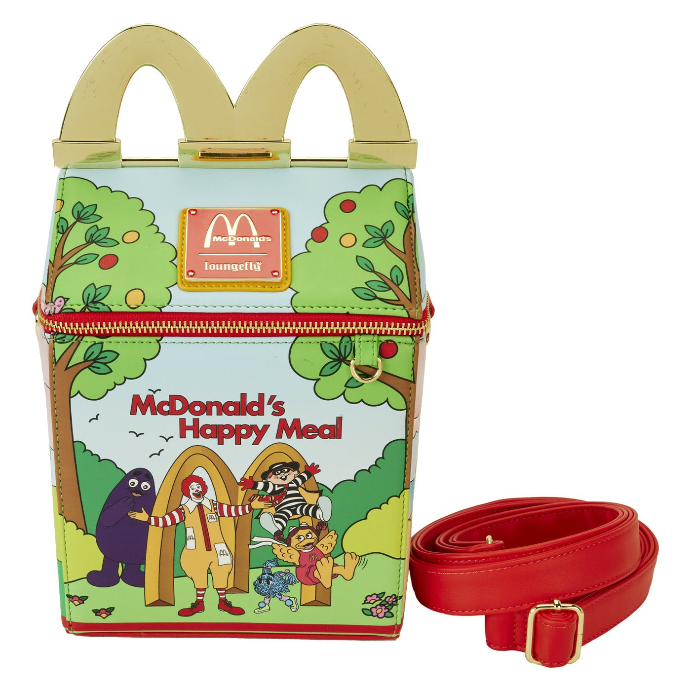 Loungefly McDonald's Vintage Happy Meal Crossbody - Front
