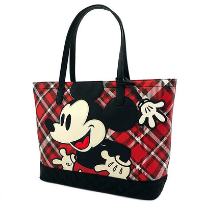 Loungefly Disney Mickey Mouse Twill Tote - SIDE