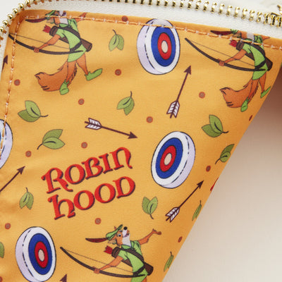 Loungefly Disney Classic Book Robin Hood Convertible Crossbody - Interior Lining