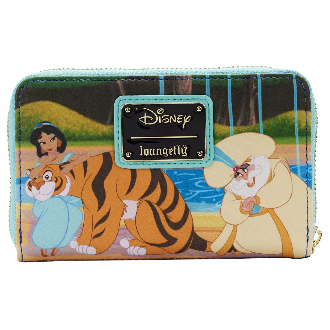 Loungefly Disney Jasmine Princess Series Zip-Around Wallet - Back