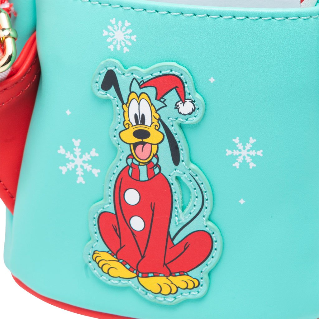 707 Street Exclusive - Loungefly Disney Light Up Mickey Mouse Reindeer Cosplay Mini Backpack - Loungefly mini backpack pluto applique