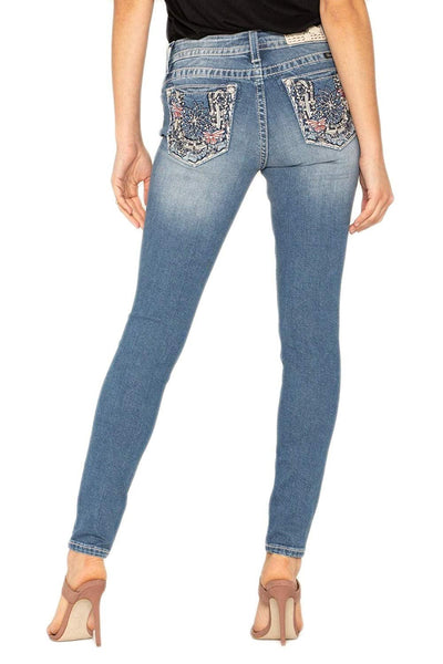 Lucky Florals Skinny Jeans