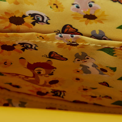 Loungefly Disney Bambi Sunflower Strap Crossbody - Interior Lining