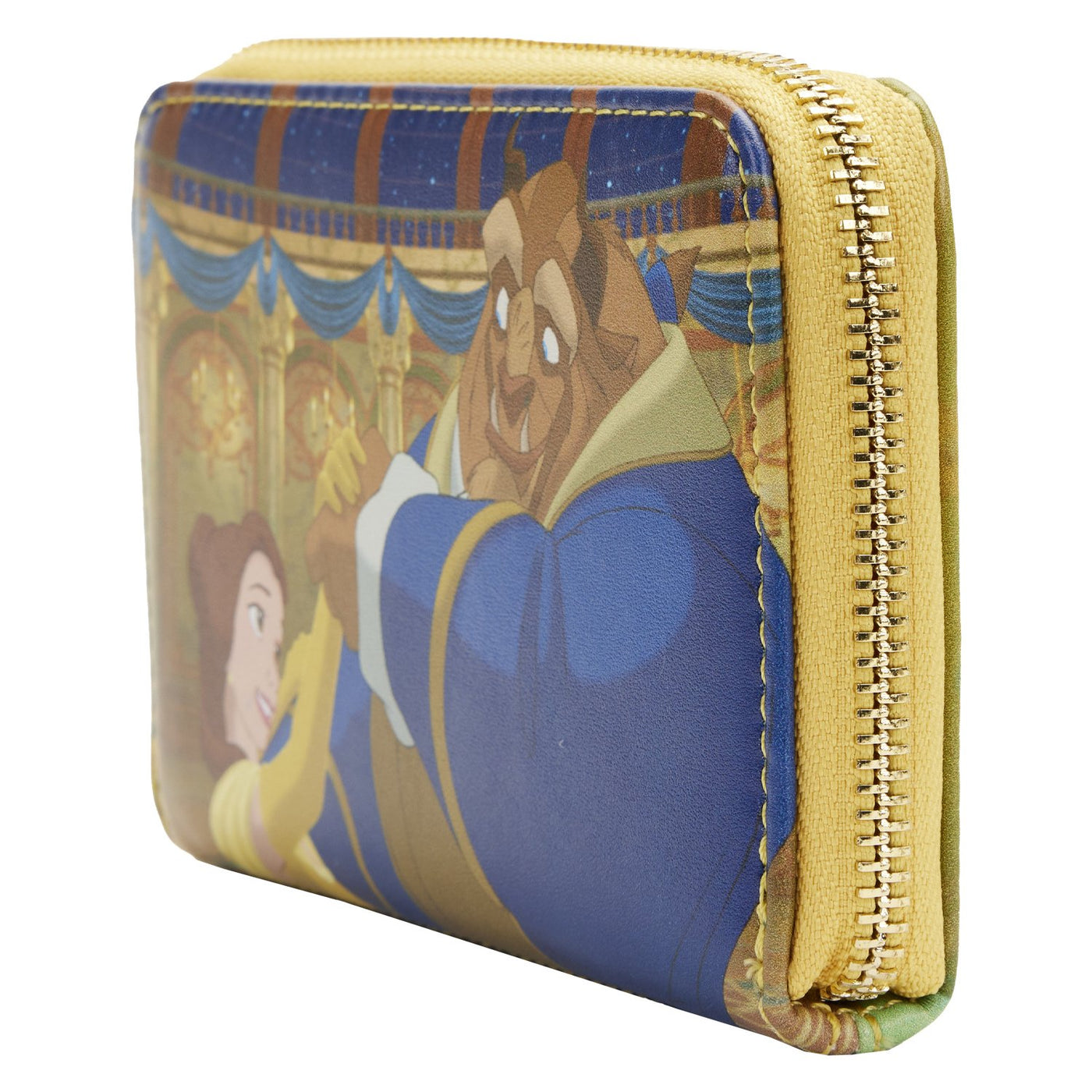 Loungefly Disney Beauty and the Beast Belle Princess Scene Zip-Around Wallet - Side