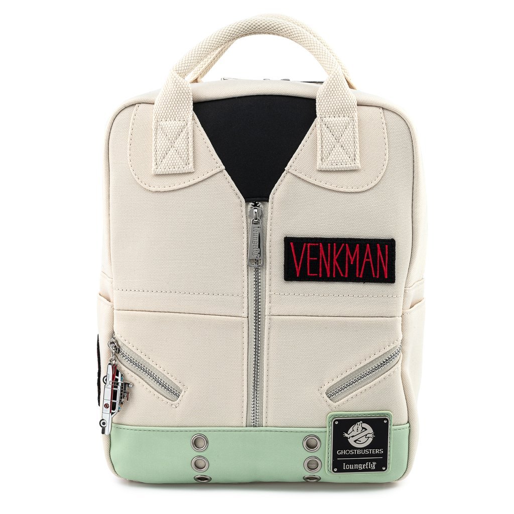 Loungefly Ghostbusters Venkman Cosplay Square Canvas Backpack - Front