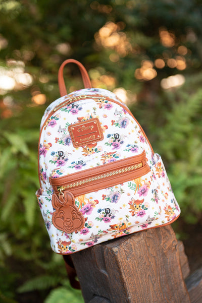 707 Street Exclusive -  Loungefly Disney Bambi, Thumper and Flower Backpack - IRL Front