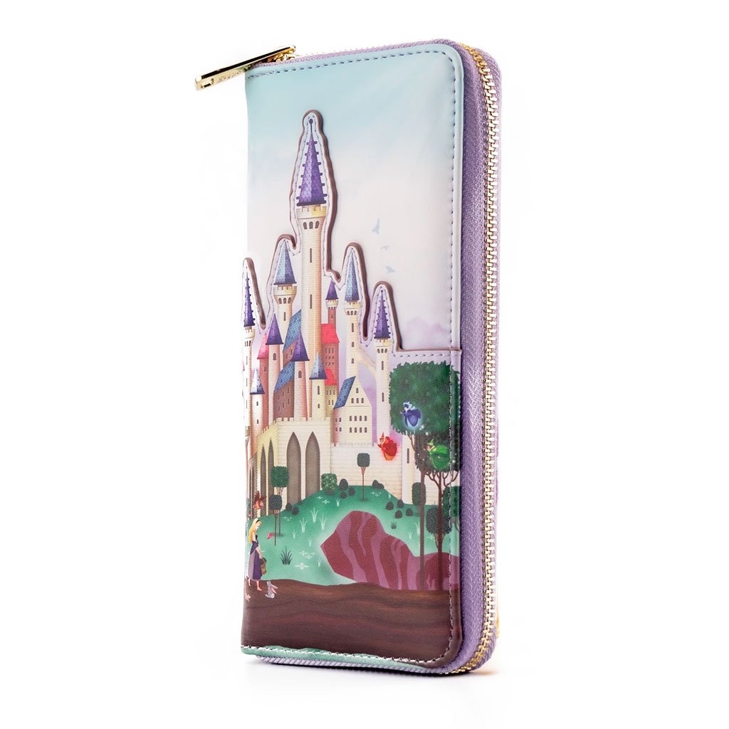 Loungefly Disney Princess Sleeping Beauty Castle Series Zip-Around Wallet