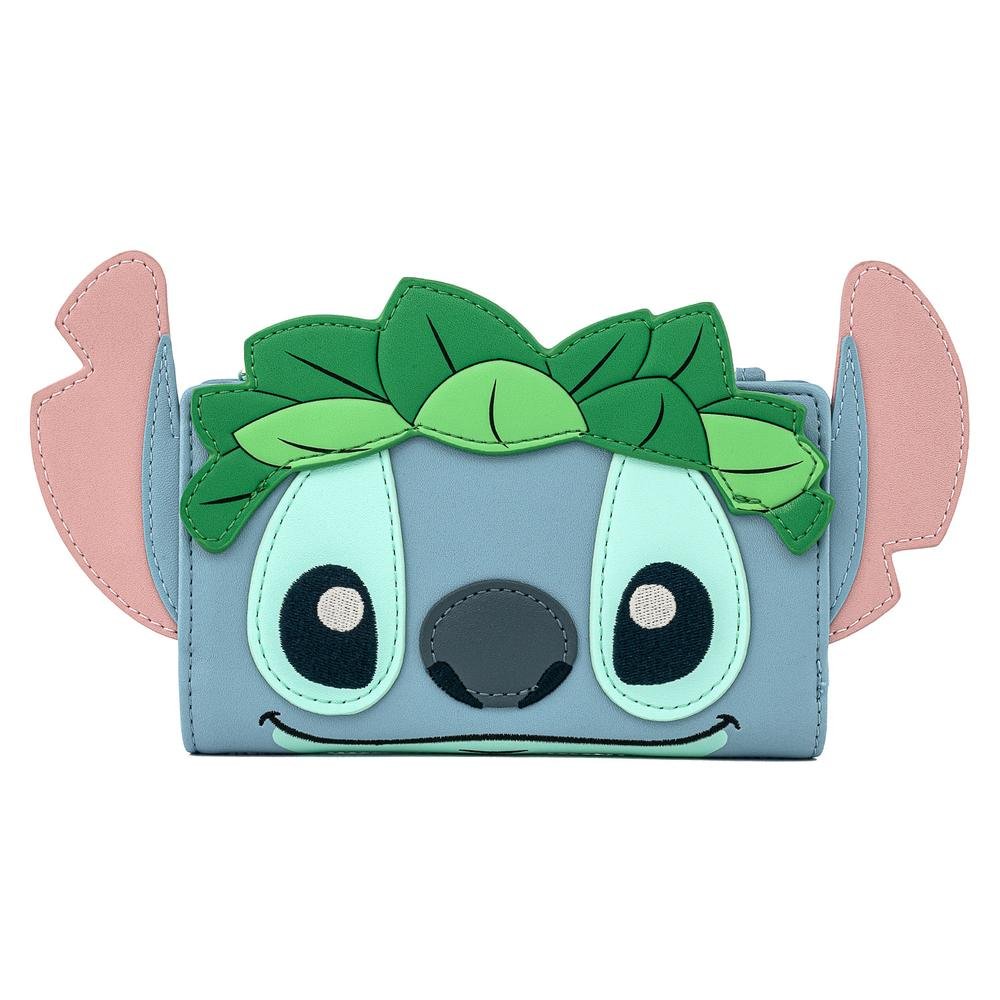 Disney Lilo &amp;amp;amp; Stitch Luau Bifold Wallet - Front