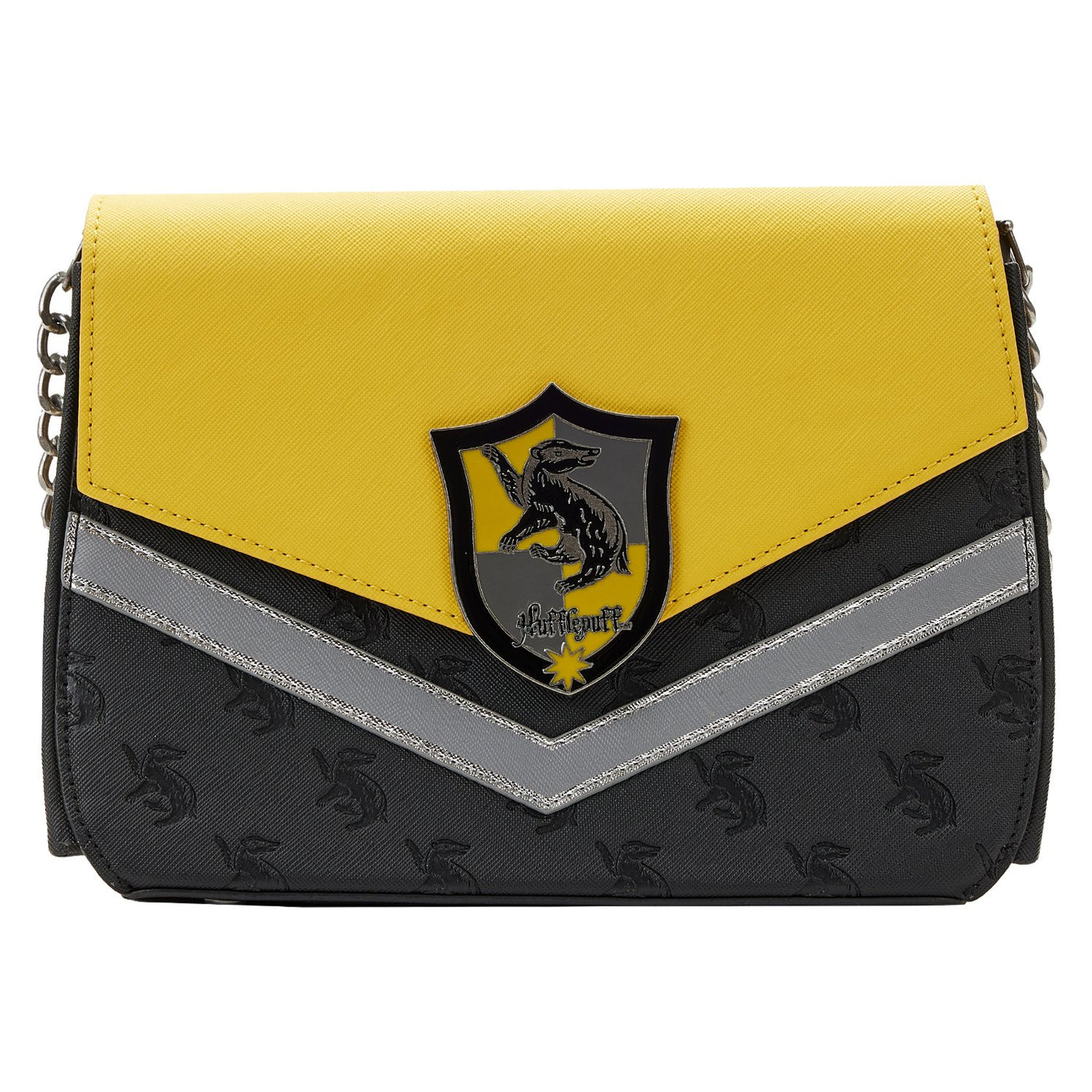 Loungefly Harry Potter Hufflepuff Chain Strap Crossbody - Front