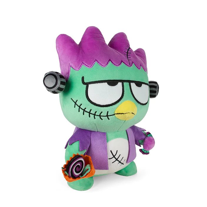 Kidrobot Sanrio 13" Badtz-Maru Frankenstein Plush Toy - Alternate Side View