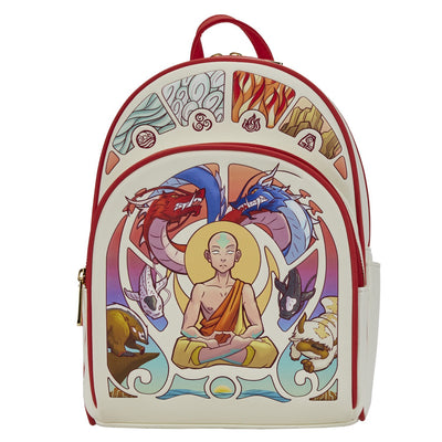 Loungefly Avatar Aang Meditation Mini Backpack  - Front
