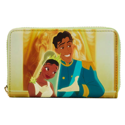 Loungefly Disney Princess and the Frog Princess Scene Zip-Around Wallet - Front