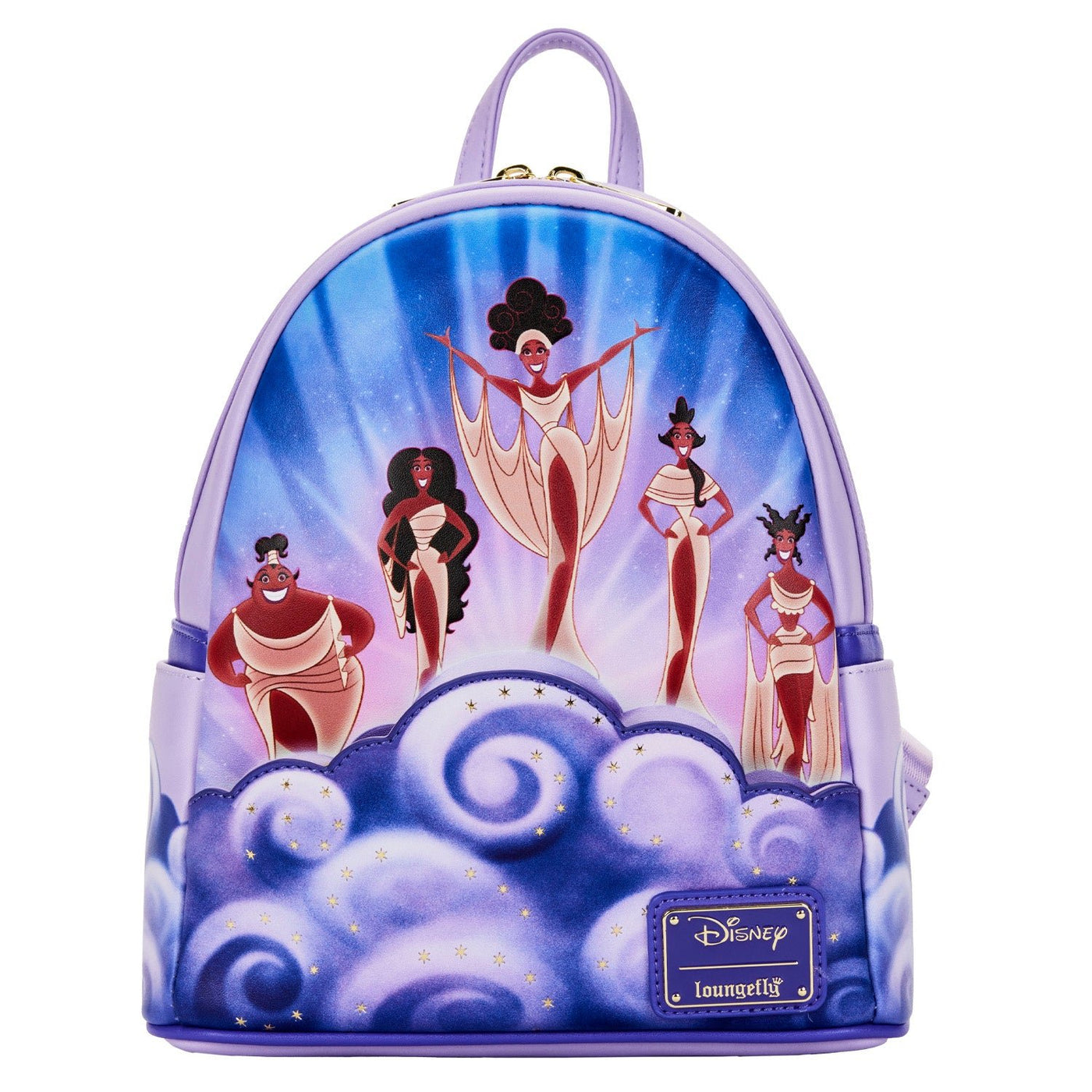 Loungefly Disney Hercules Muses Clouds Mini Backpack - Front