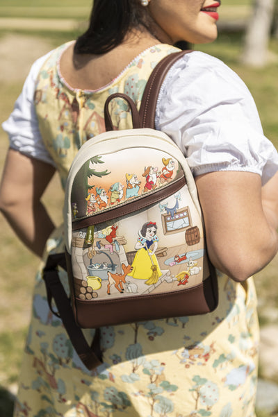 Disney Snow White & the Seven Dwarfs Multi Scene Mini Backpack