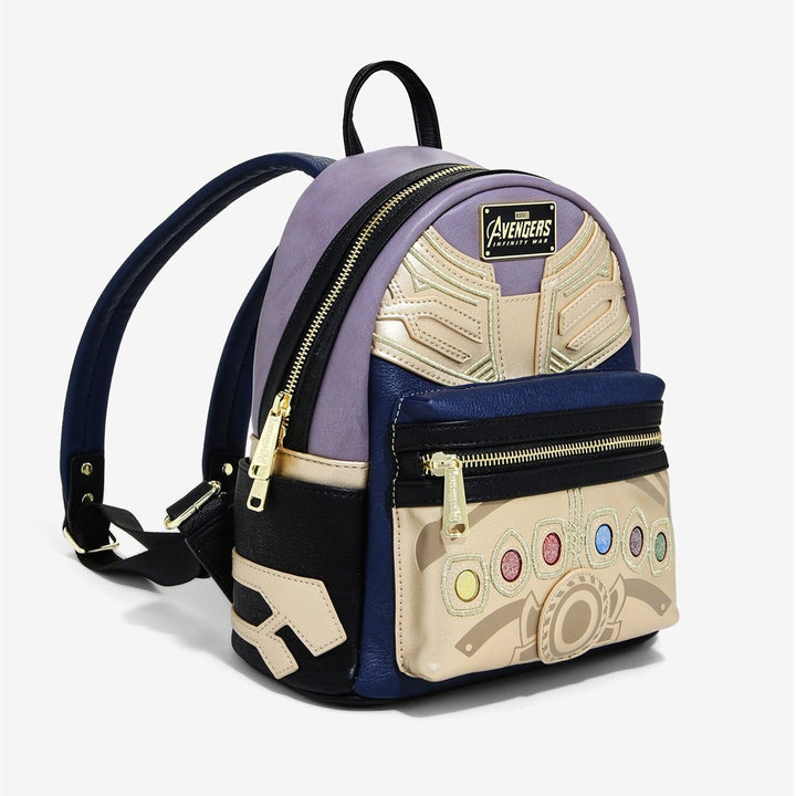 Loungefly x Marvel Avengers Thanos Infinity Stone Mini Backpack - SIDE