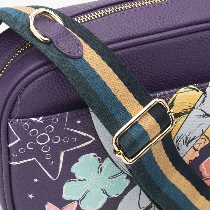 Wondapop Designer Series Disney Peter Pan Tinkerbell Floral Crossbody - Strap
