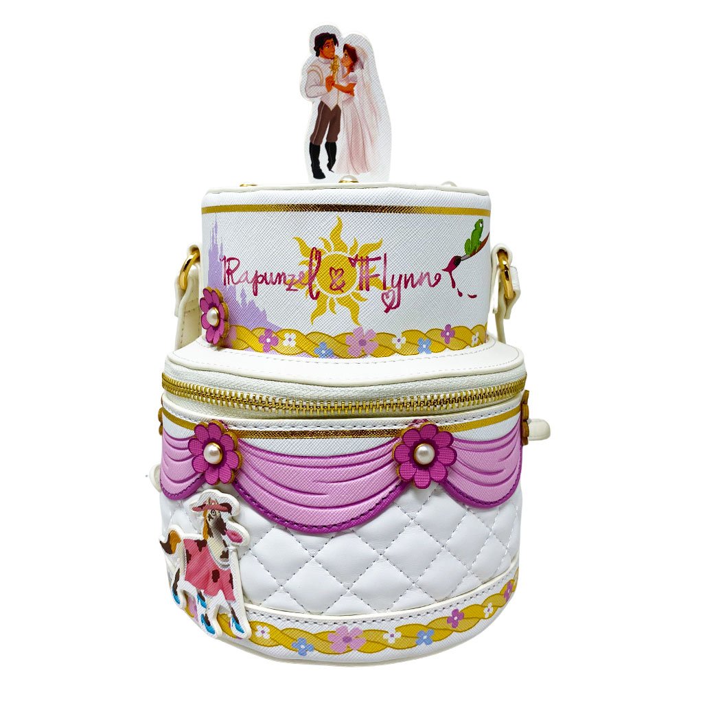 Danielle Nicole Disney Tangled Wedding Cake Crossbody - Front