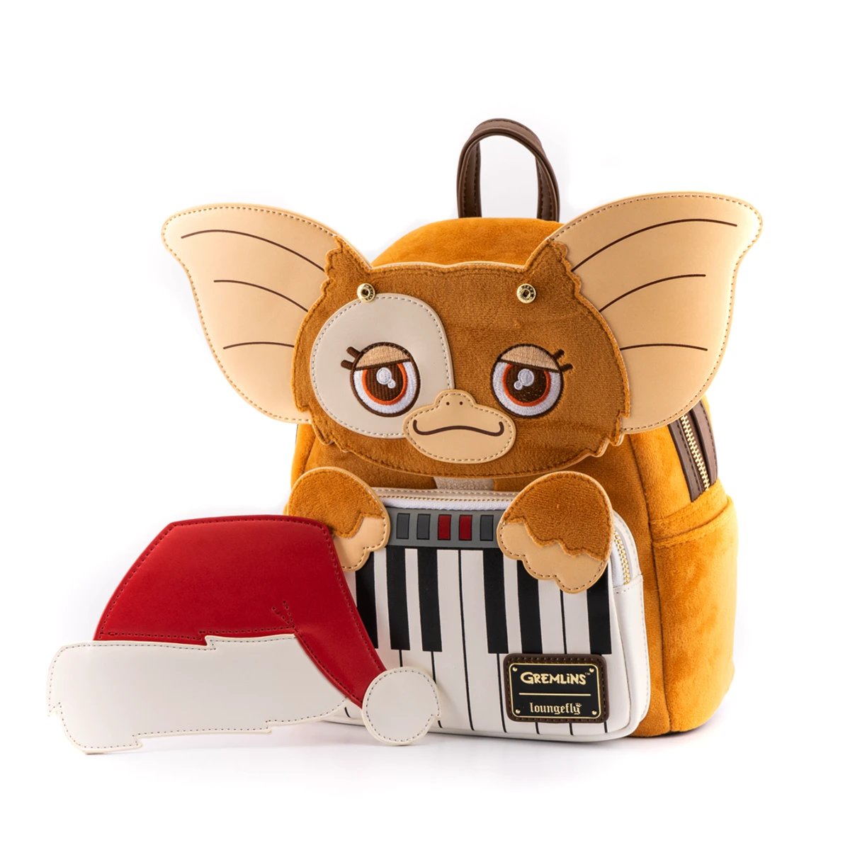 Loungefly Gremlins Gizmo Holiday Cosplay with Removable Hat Mini Backpack