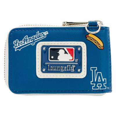 Loungefly MLB Los Angeles Dodgers Patches Accordion Wallet - Back