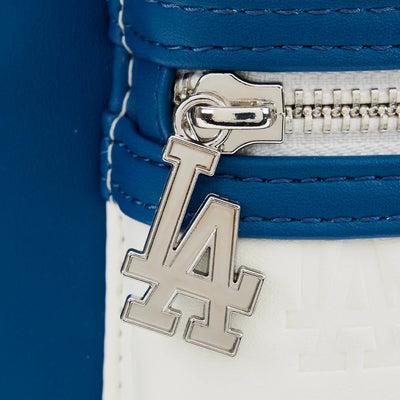 Loungefly MLB Los Angeles Dodgers Patches Mini Backpack - Zipper Pull
