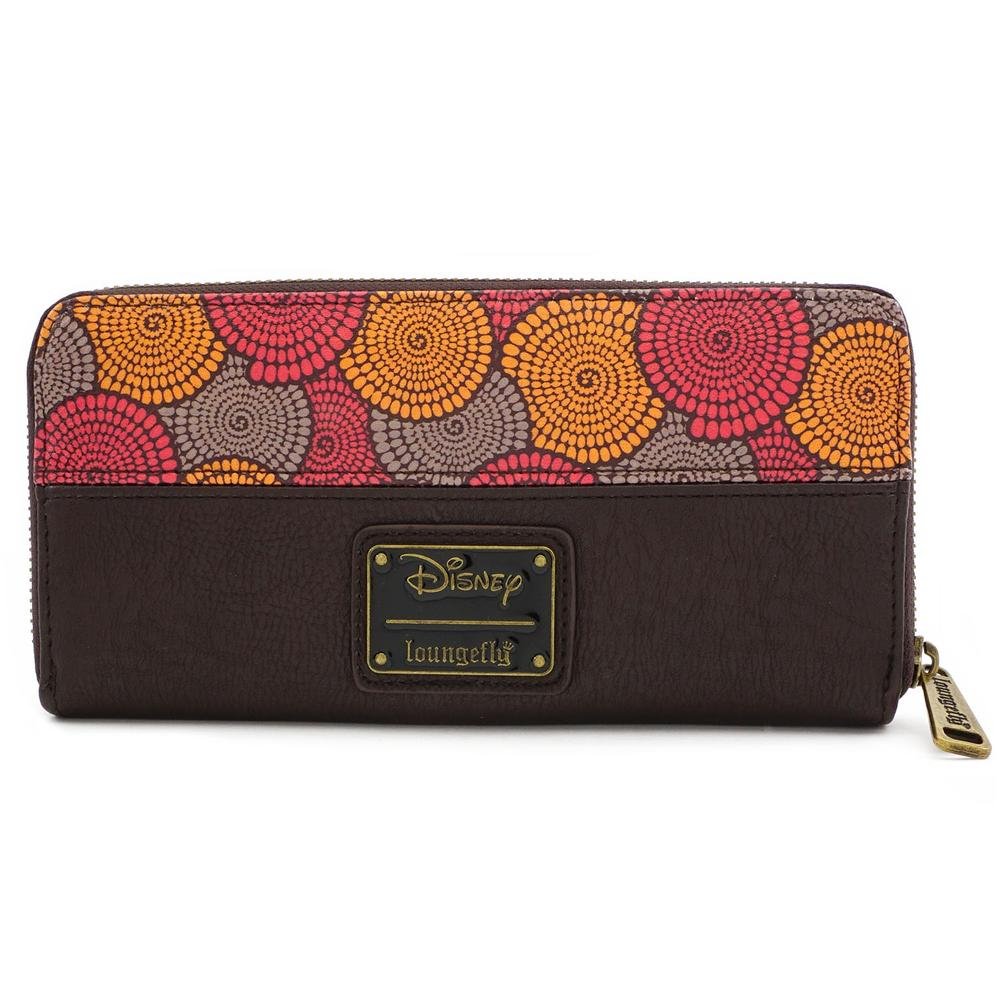 LOUNGEFLY X LION KING AFRICAN FLORAL PRINT WALLET - BACK