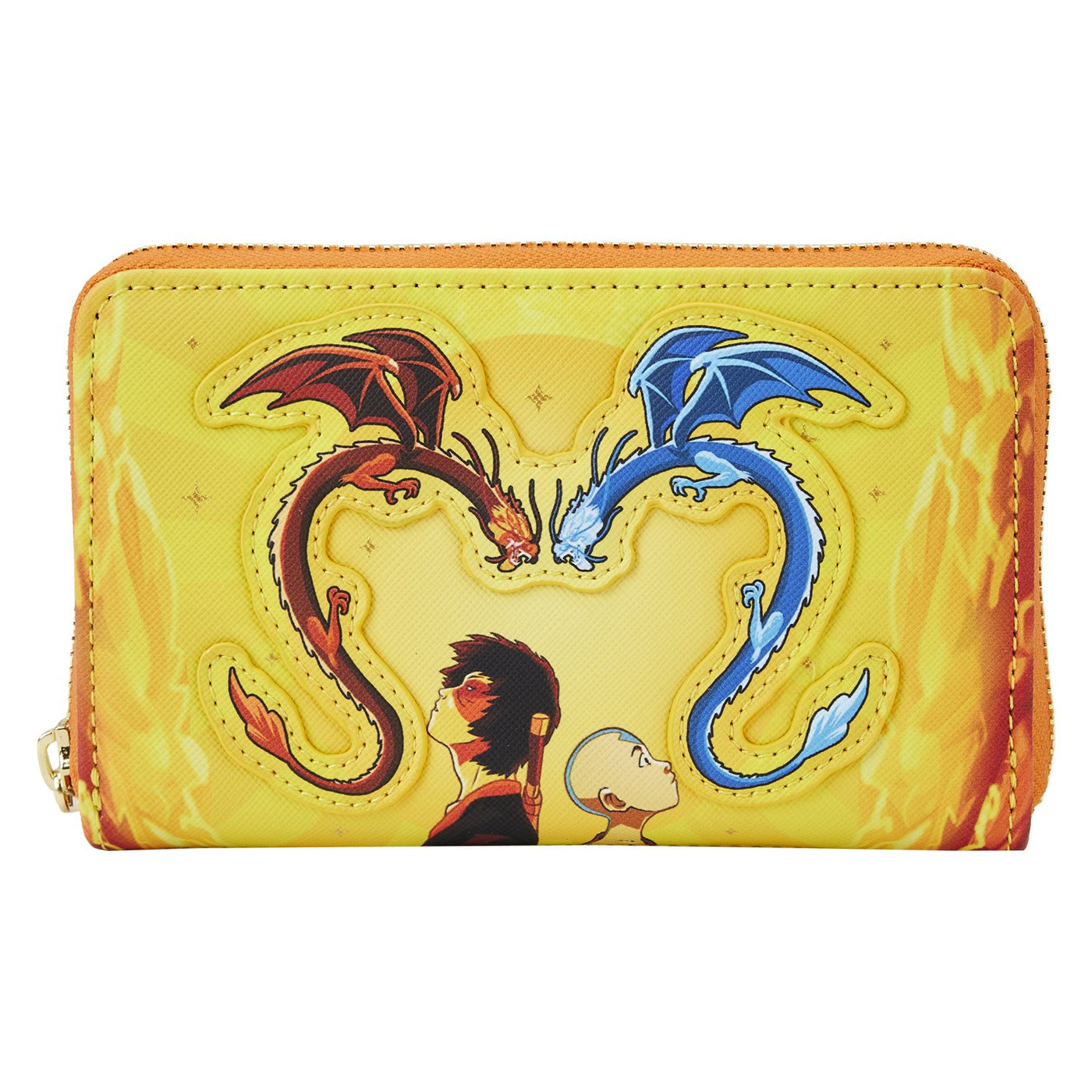 671803395206 - Loungefly Nickelodeon Avatar The Last Airbender The Fire Dance Zip-Around Wallet - Front
