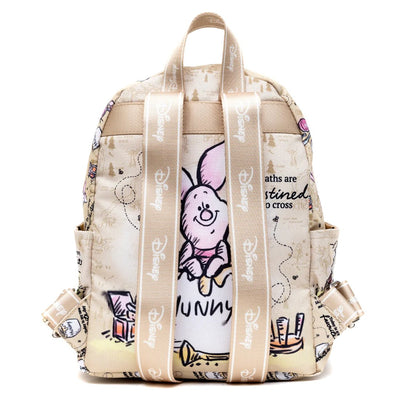 WondaPop Disney Winnie the Pooh Piglet Nylon Mini Backpack - Back with Straps