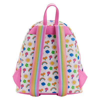 Loungefly Care Bears Stare Rainbow Mini Backpack - Back