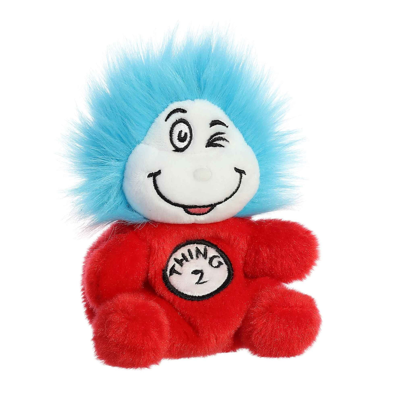 Aurora Dr. Seuss The Cat in the Hat 5" Thing 2 Palm Pals Plush Toy - Side View