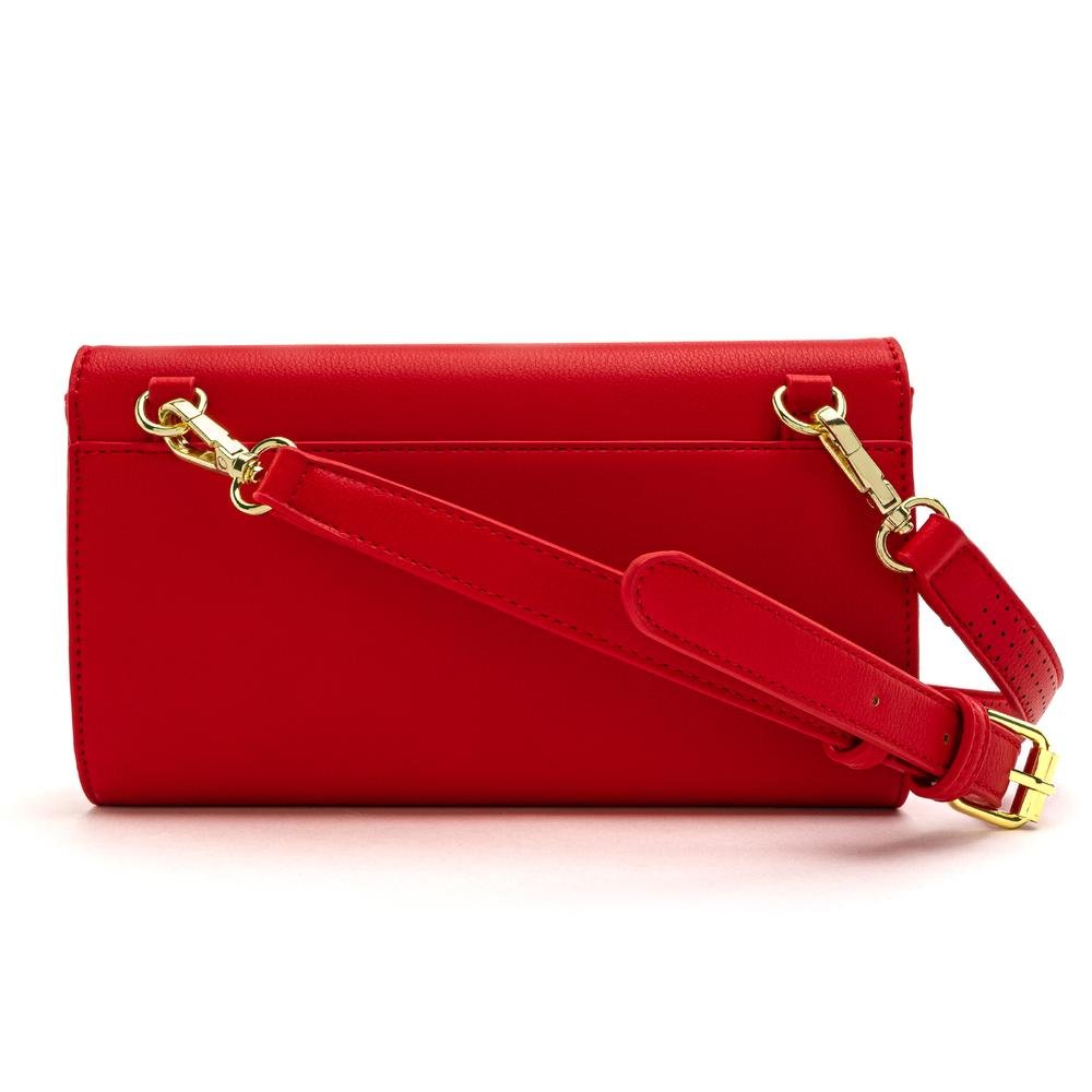LOUNGEFLY RED PIN TRADER DOUBLE CROSSBODY BAG - BACK
