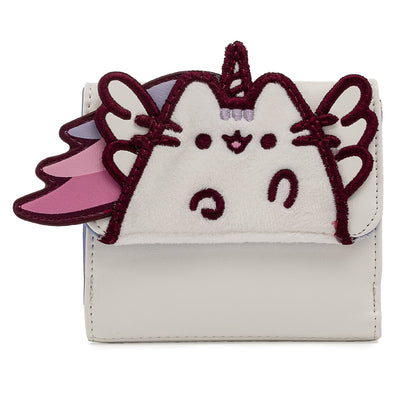 Pusheen Unicorn Plush Flap Zip Wallet