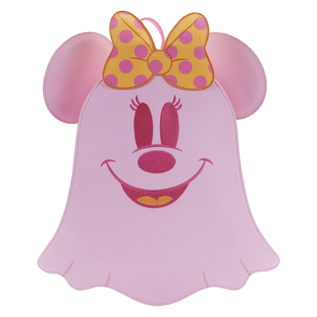 Loungefly Disney Pastel Ghost Minnie Glow in the Dark Mini Backpack - Front