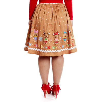 Stitch Shoppe by Loungefly Disney Gingerbread Friends Sandy Skirt - Back View