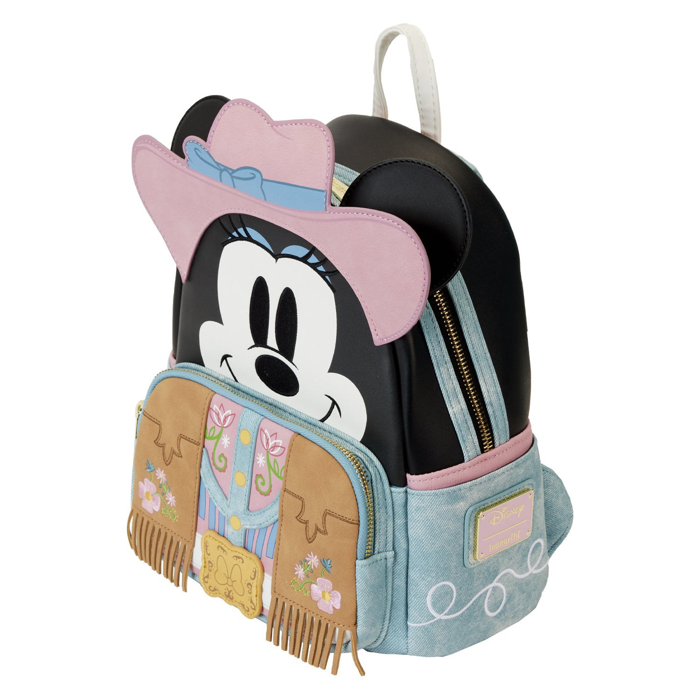 Loungefly Disney Western Minnie Mouse Cosplay Mini Backpack - Top