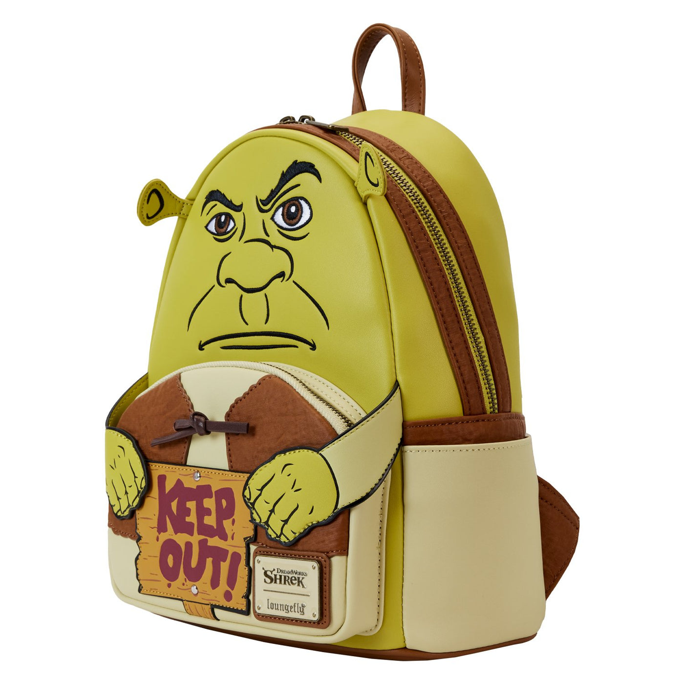 Loungefly Dreamworks Shrek Keep Out Cosplay Mini Backpack - Side