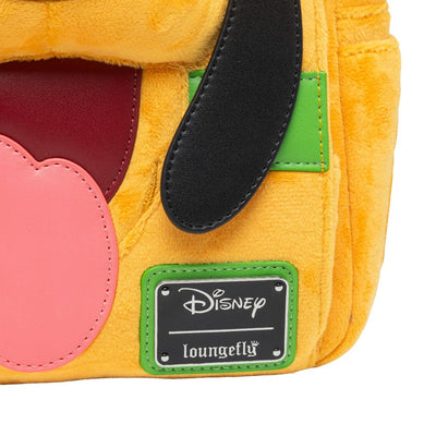 671803464292 - 707 Street Exclusive - Loungefly Disney Pluto Plush Cosplay Mini Backpack - Disney Plaque