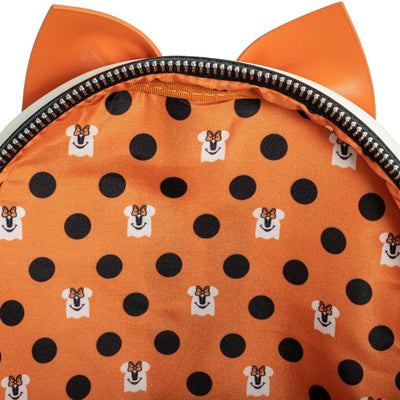 Loungefly Disney Ghost Minnie Cosplay Mini Backpack - Lining