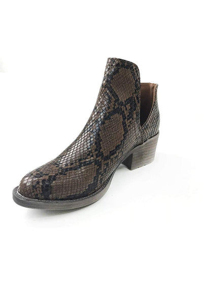 Chronicle Snake Open Side Bootie