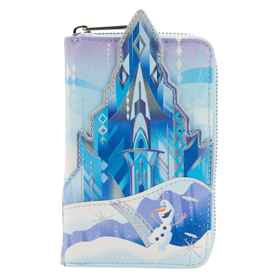 Loungefly Disney Frozen Princess Castle Zip-Around Wallet - Front