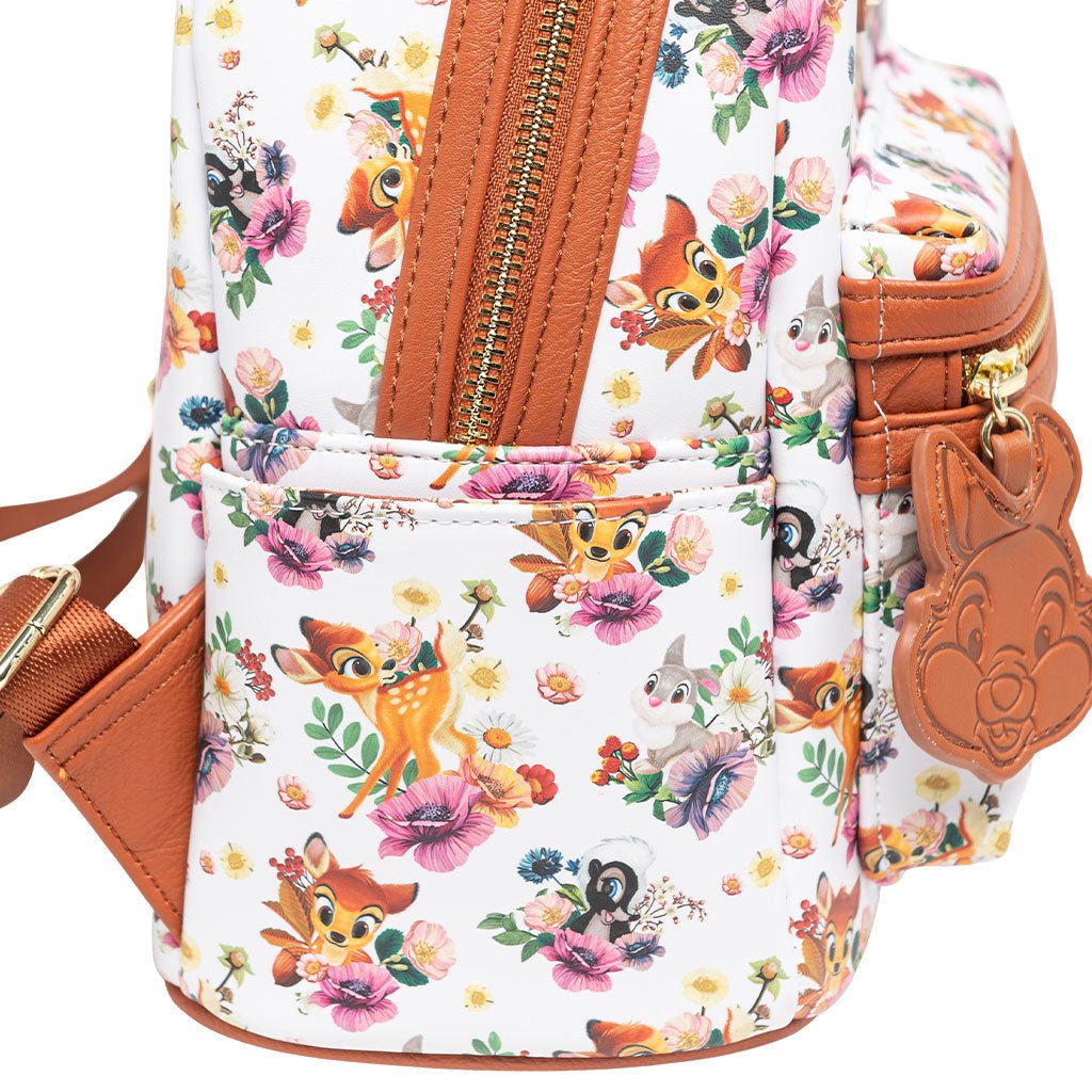 707 Street Exclusive -  Loungefly Disney Bambi, Thumper and Flower Backpack - Side Pocket
