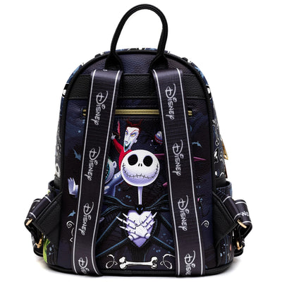 WondaPop Disney Nightmare Before Christmas Halloweentown Mini Backpack - Back with Straps