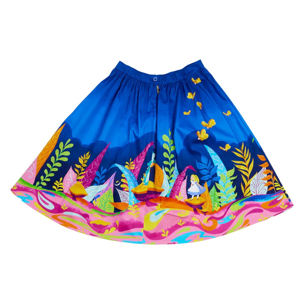 Stitch Shoppe by Loungefly Disney Alice in Wonderland Caterpillar Dream Sandy Skirt - Product Back