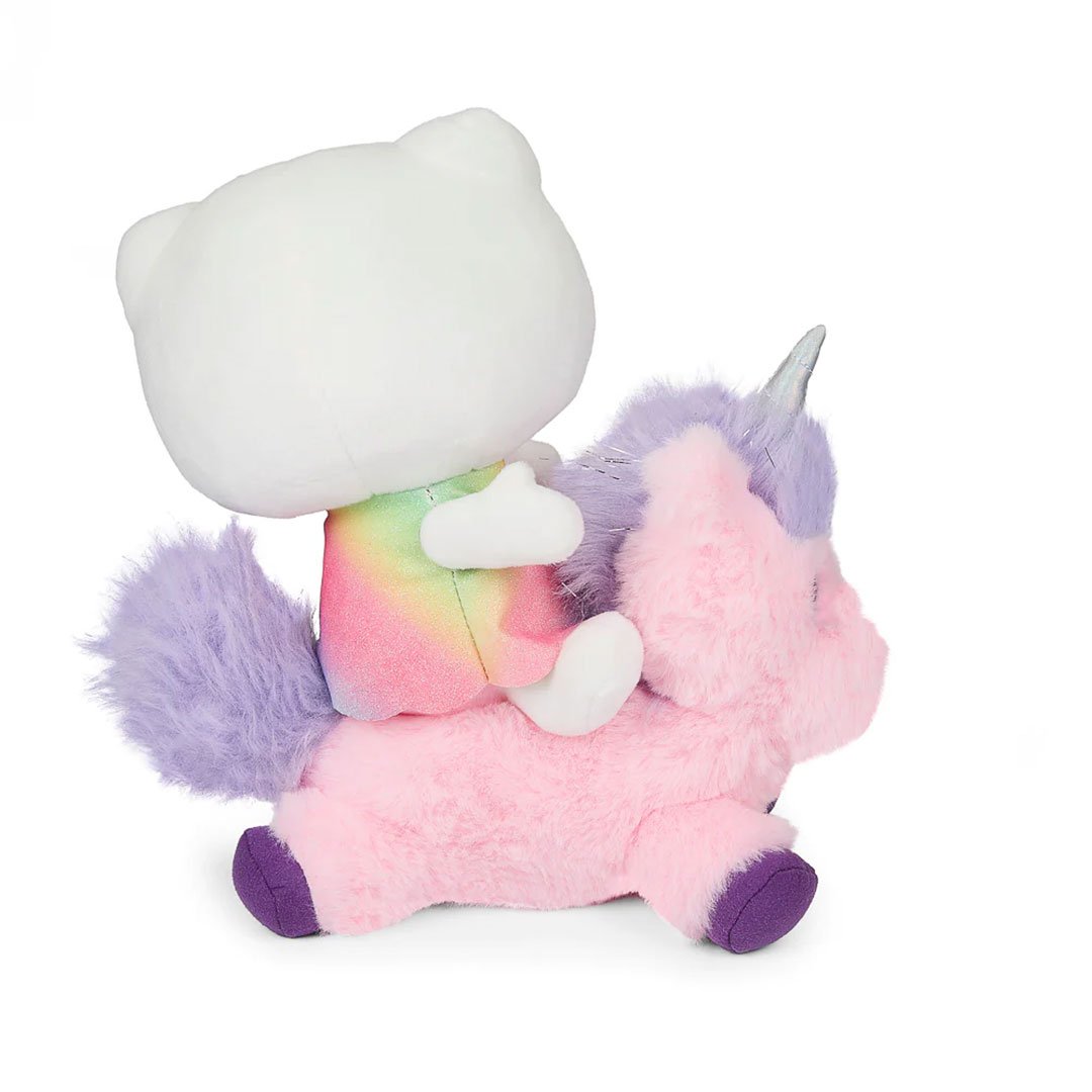 Kidrobot Sanrio 13" Hello Kitty Riding Unicorn Plush Toy - Side