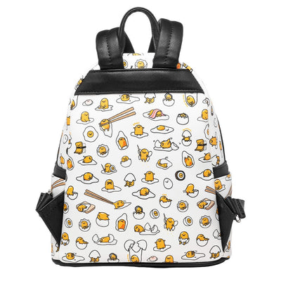 707 Street Exclusive - Loungefly Sanrio Gudetama The Lazy Egg Mini Backpack - Back